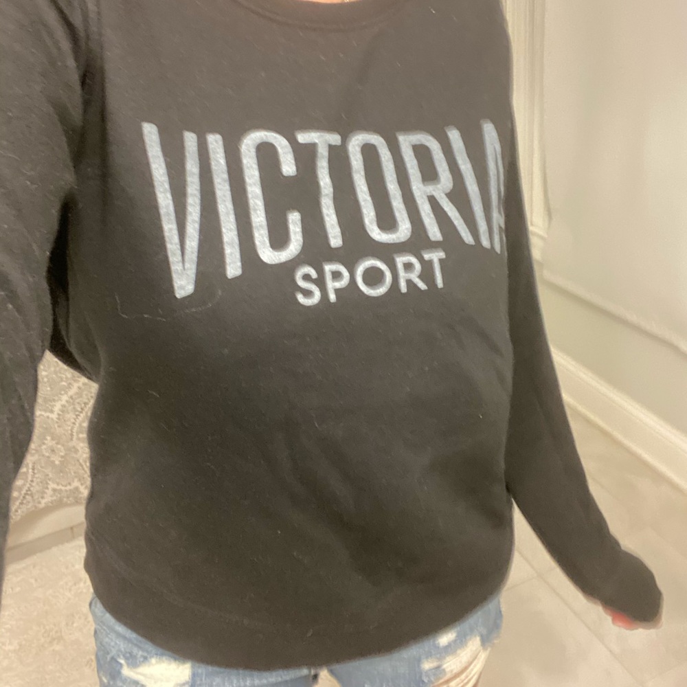 Like new VS crew neck hoodie size medium